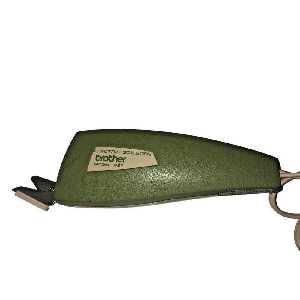 Vintage Brother 2 Speed Electric Scissors Model 227 Made in Japan EUC